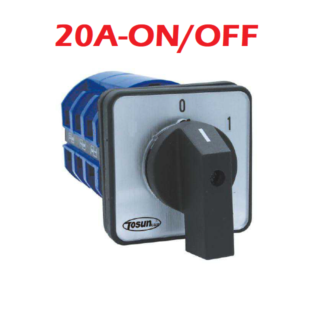 Llave Interruptor ON-OFF, 20A 690VAC, CA10-20A-2 – Mercatech